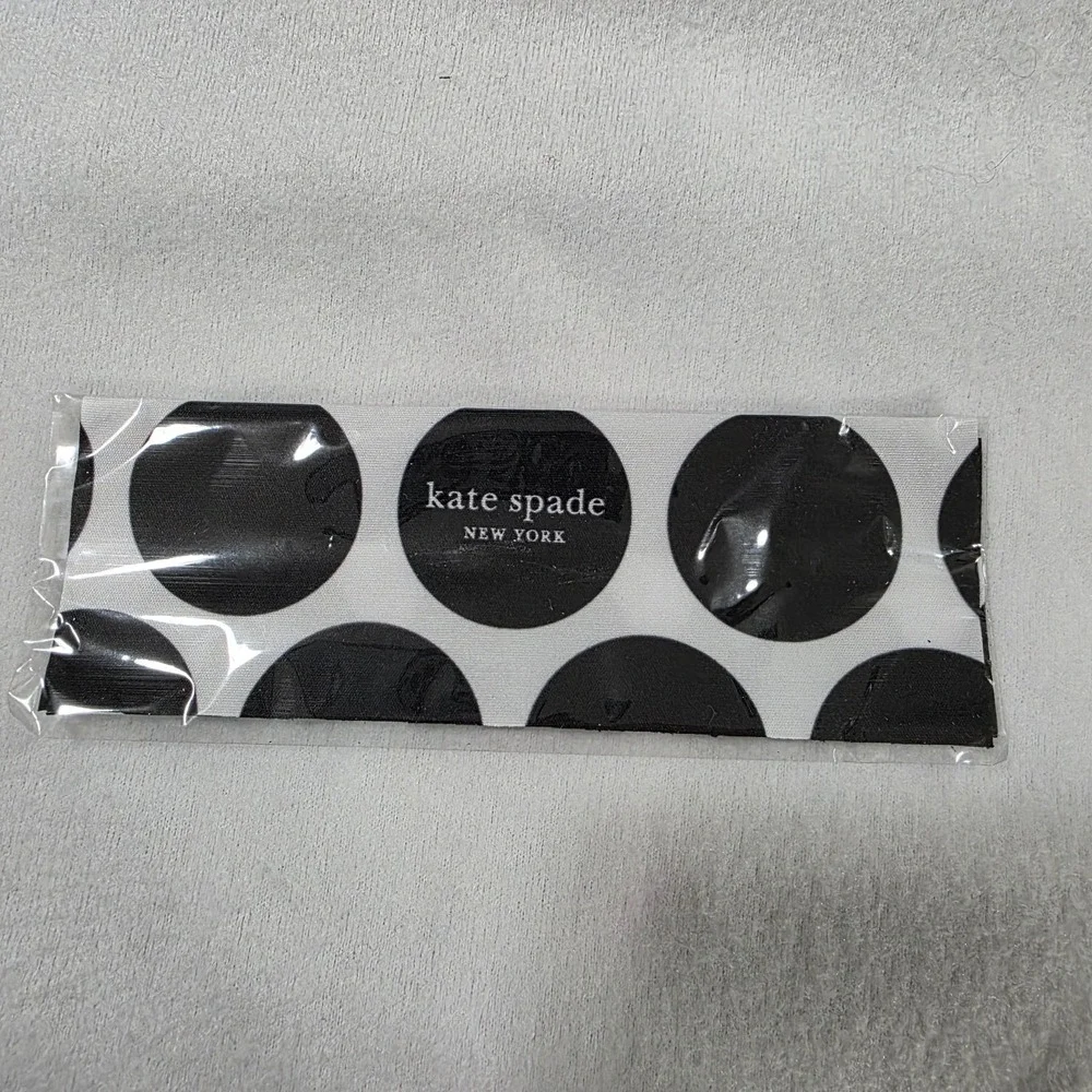 Kate Spade Sunglasses Hard Case Green Black Clam Shell‎ With Microfiber Cloth 7